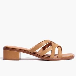 Madewell The Melanie Mule Sandal in Vachetta Leather